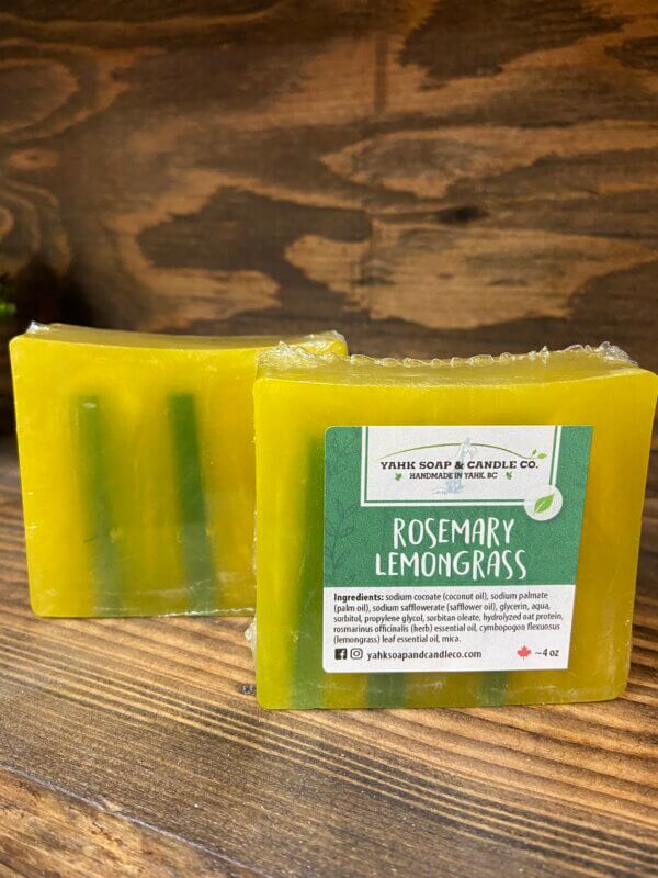 rosemary lemongrass glycerin soap