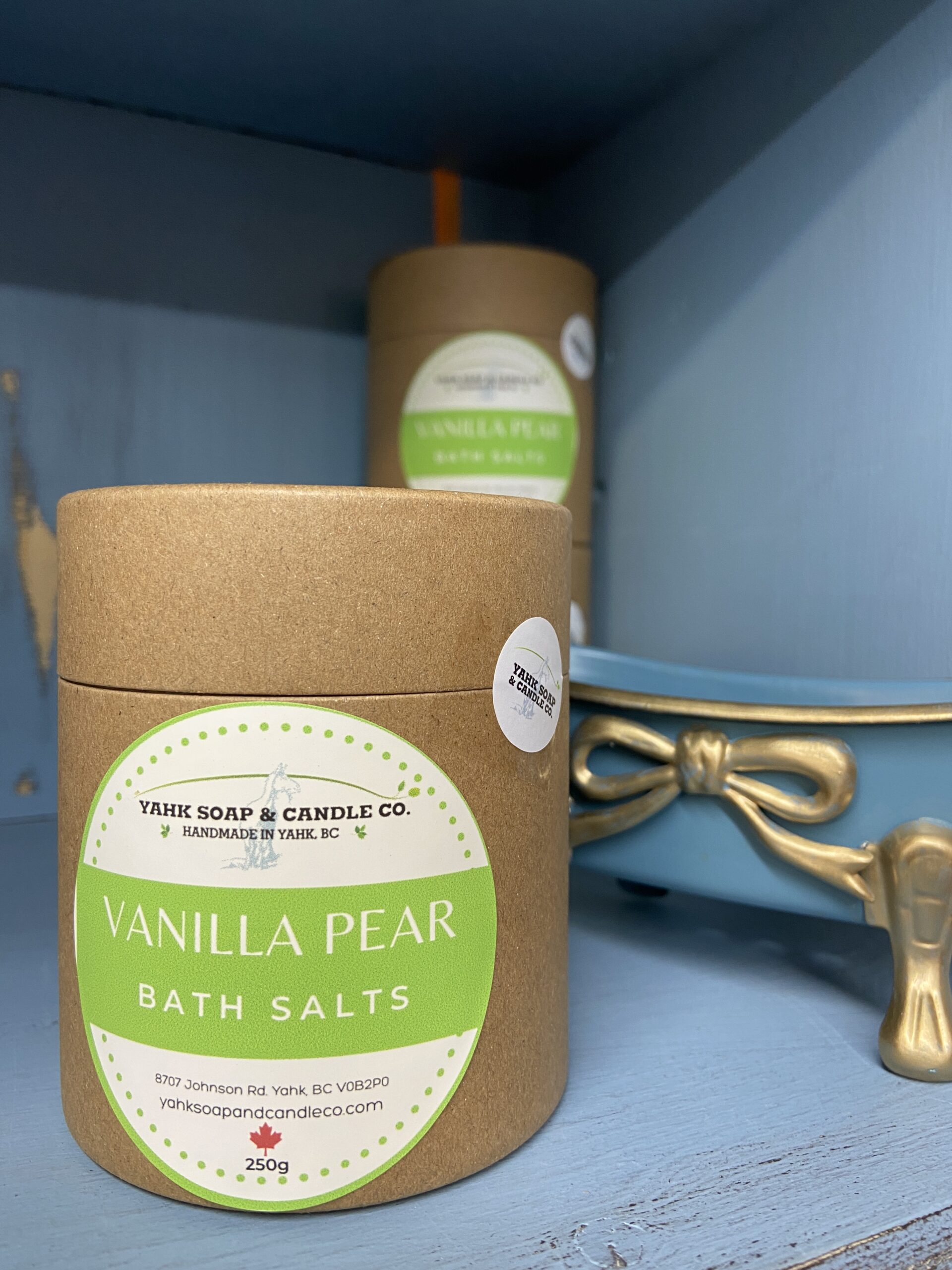 Vanilla pear bath salts