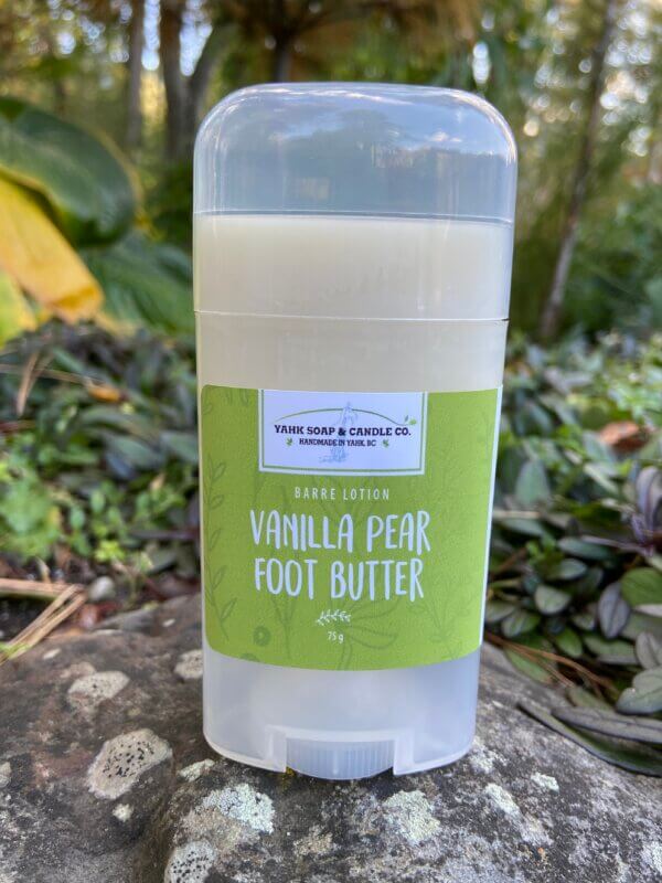 Vanilla pear foot butter