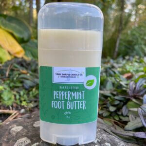 Peppermint foot butter