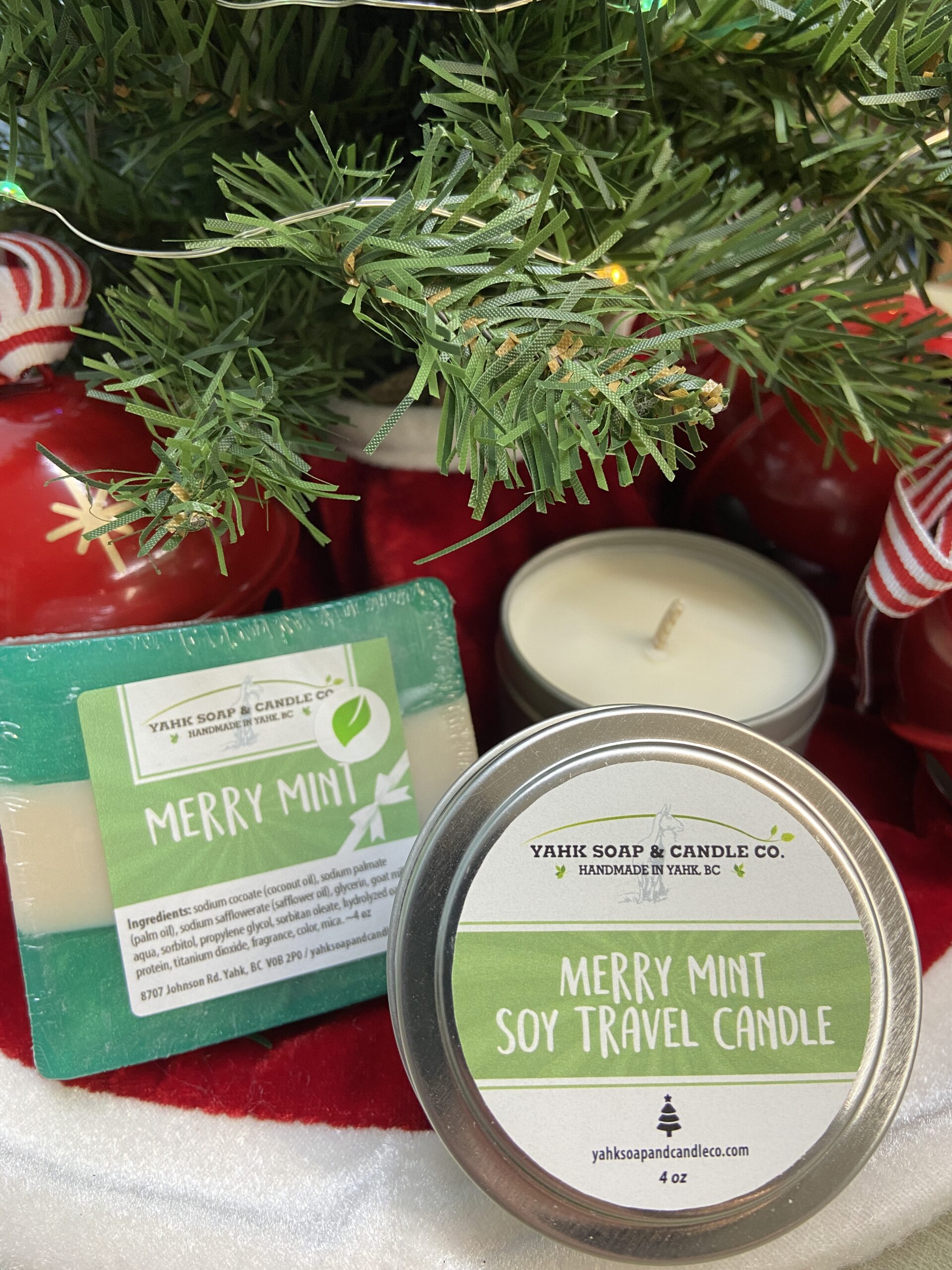 peppermint soy candle
