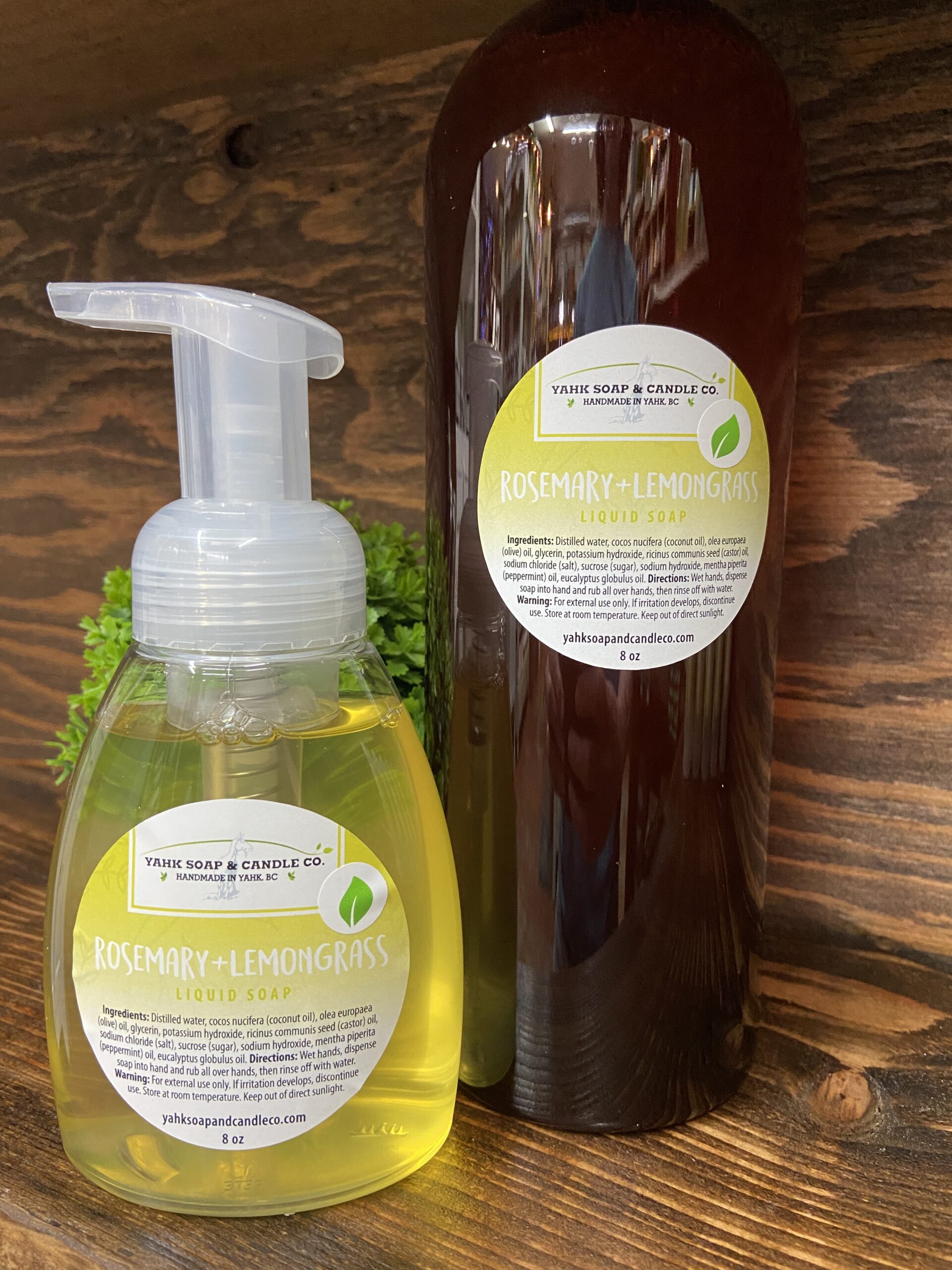Refill - Rosemary & Lemongrass Foaming Liquid Soap - Image 2