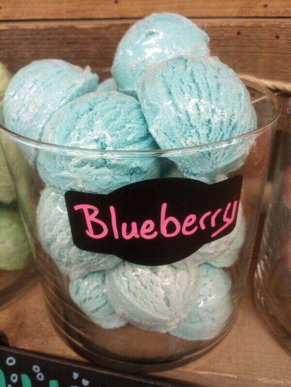 Blueberry Bubble Scoops