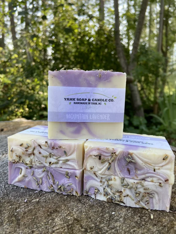 Mountain Lavender cold process soap with essential oil