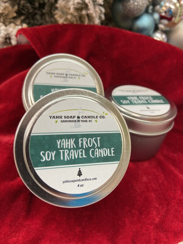 Yahk Frost Christmas Travel Candle