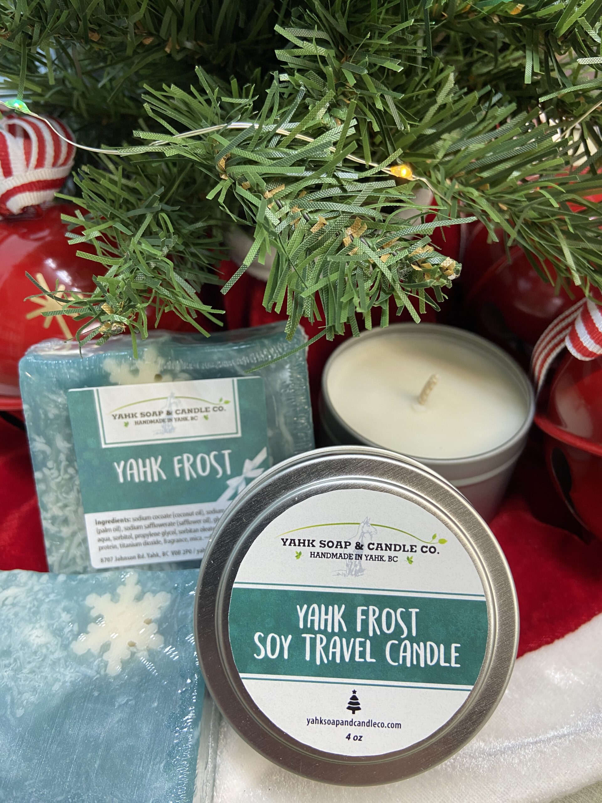 Soy Travel Candle - Yahk Frost Christmas - Image 2