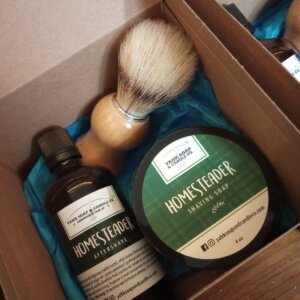 Homesteader Shaving Kit Gift Box