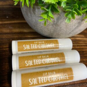 Caramel lip balm