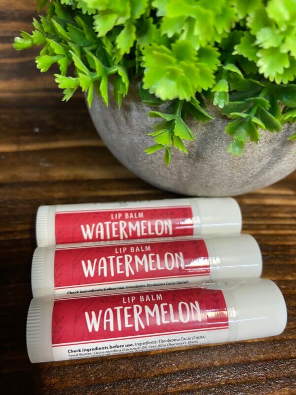 Watermelon lip balm