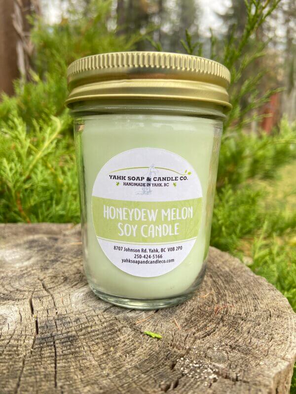 Honeydew soy candle