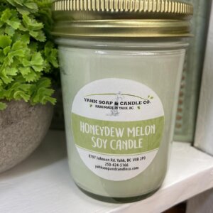 Honeydew soy candle