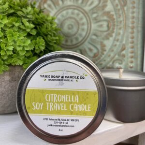 Citronella soy travel candle