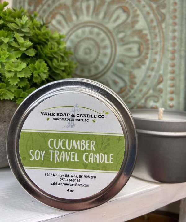 Cucumber soy candle