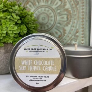 White chocolate soy candle