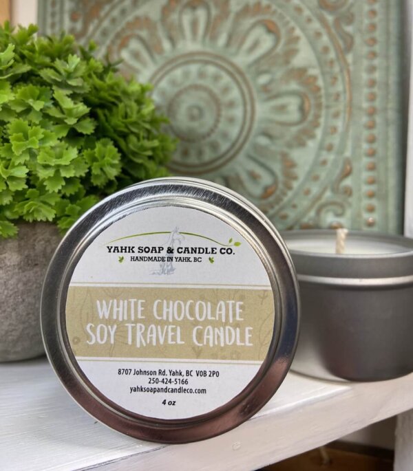 White chocolate soy candle