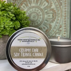 creamy Chai soy travel candle