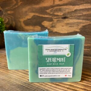spearmint glycerin goat milk soap