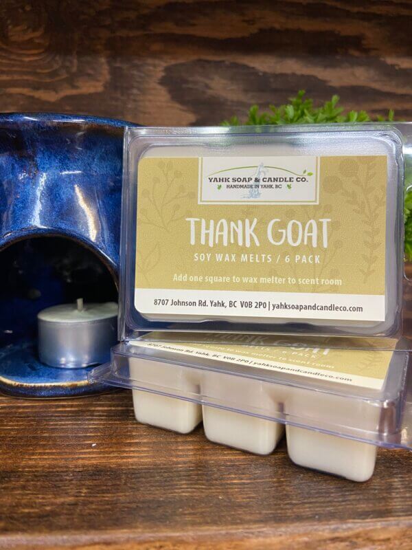 Vanilla Bean thank goat soy wax melts