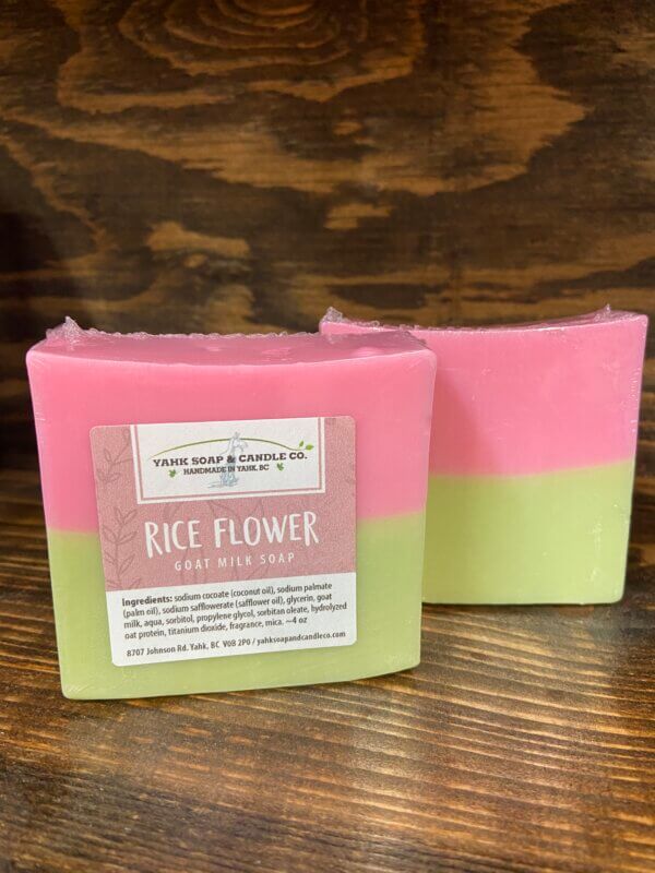 description of rice flower soap