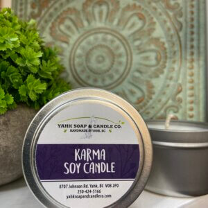 Karma soy travel candle