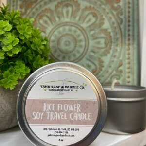 Rice Flower soy candle