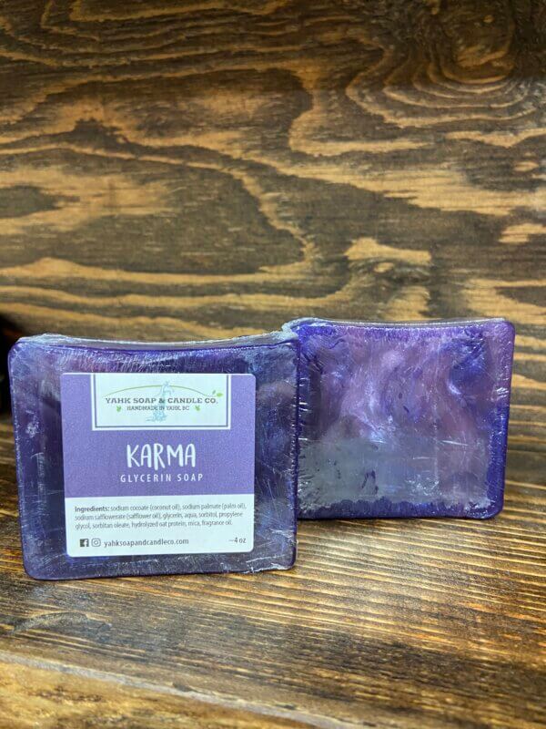 karma glycerin soap