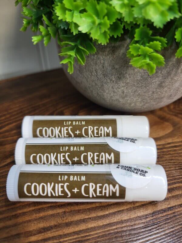lip balm cookies and cream