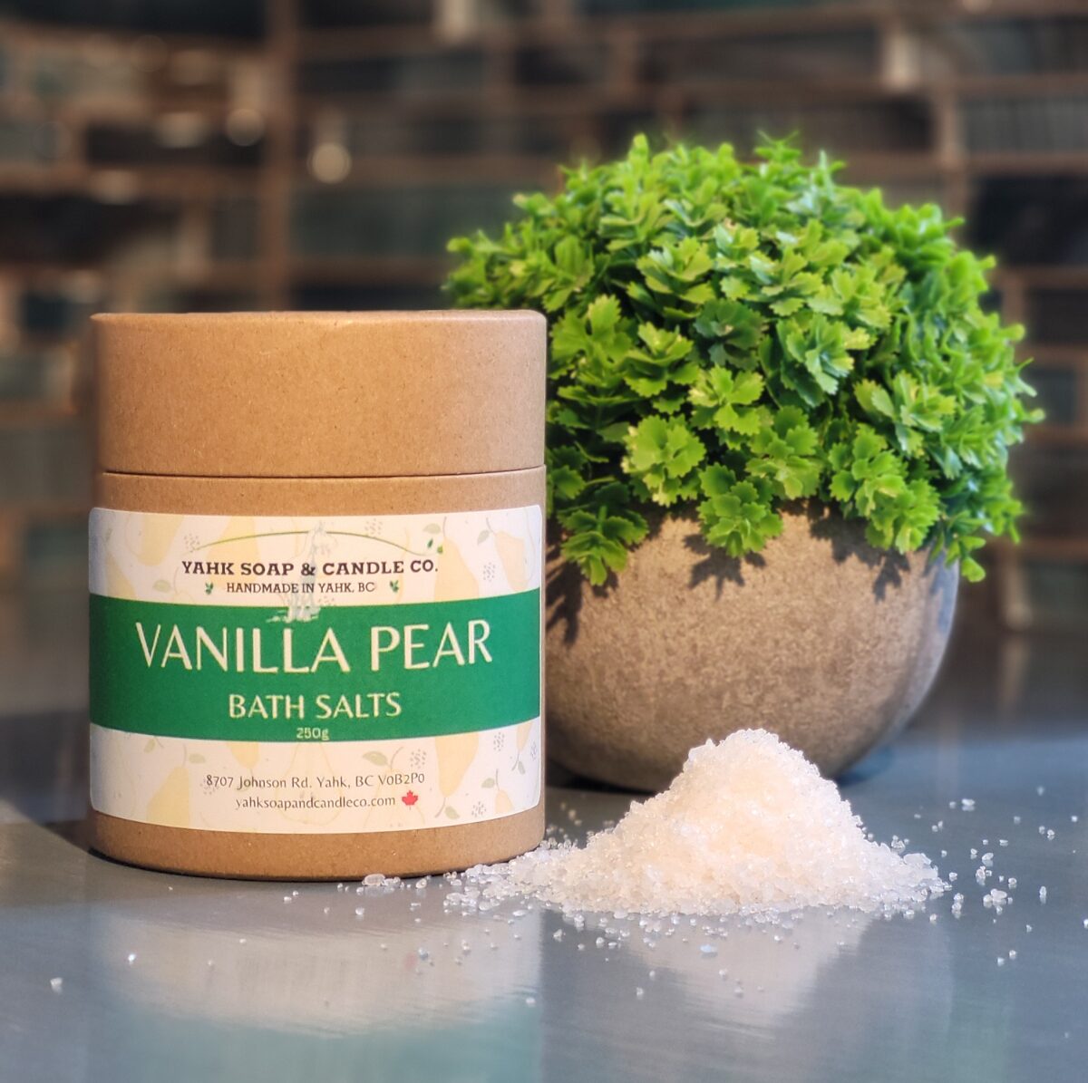 vanilla pear bath salts